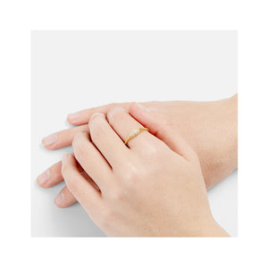 Flower Bud Ring with Diamonds