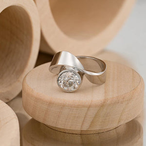 Diamond Mobius Ring